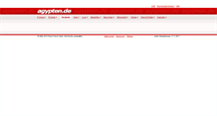 Desktop Screenshot of agypten.de